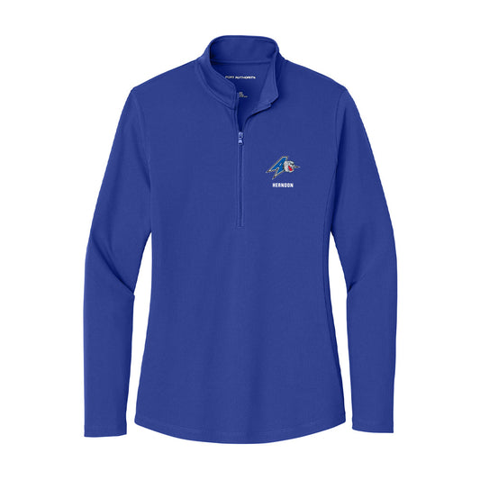 UNC Asheville - NCAA Women's Soccer : Reina Herndon - Women's Lightweight Quarter Zip Jacket-0