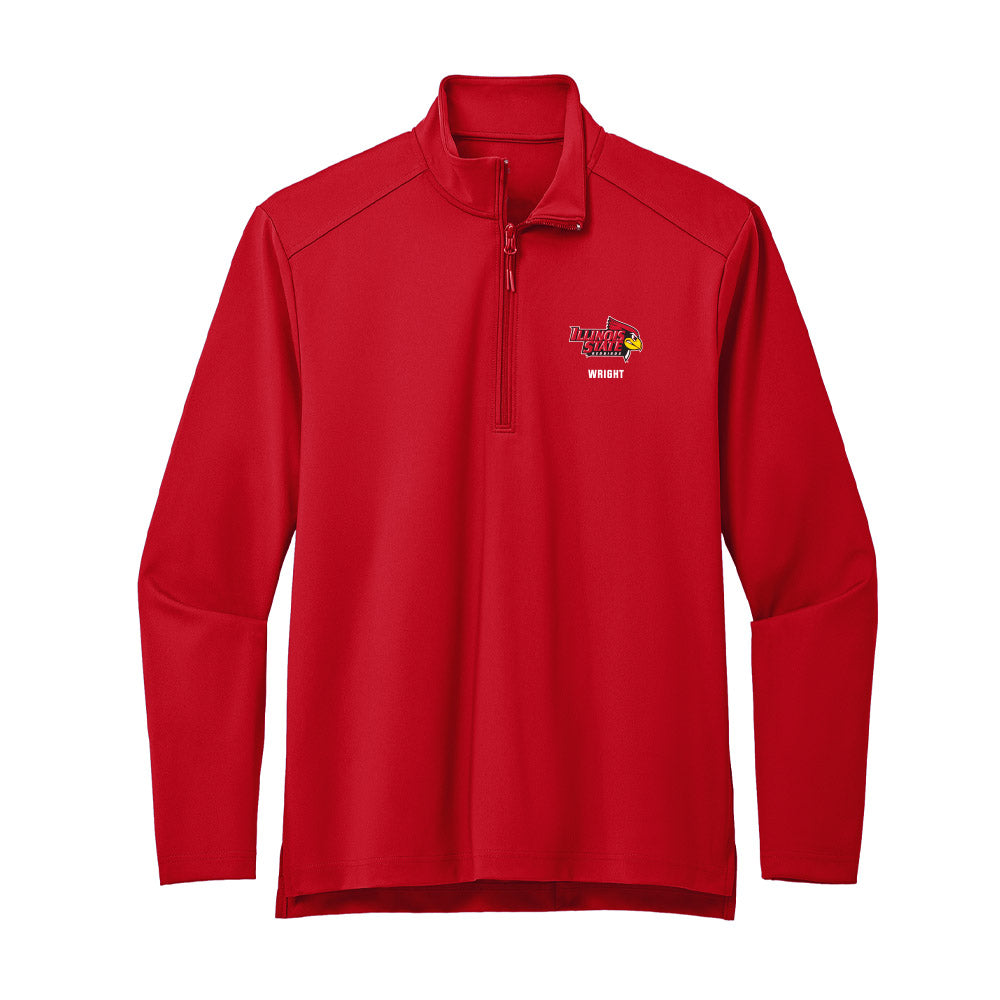 Illinois State - NCAA Football : Wenkers Wright - Premium Quarter Zip Jacket-0