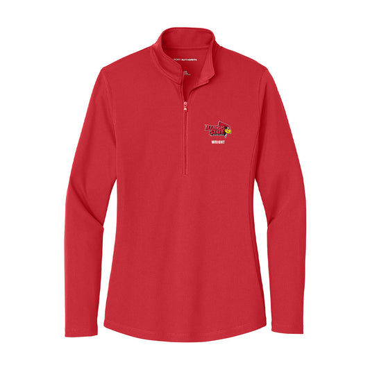 Illinois State - NCAA Football : Wenkers Wright - Women's Lightweight Quarter Zip Jacket-0