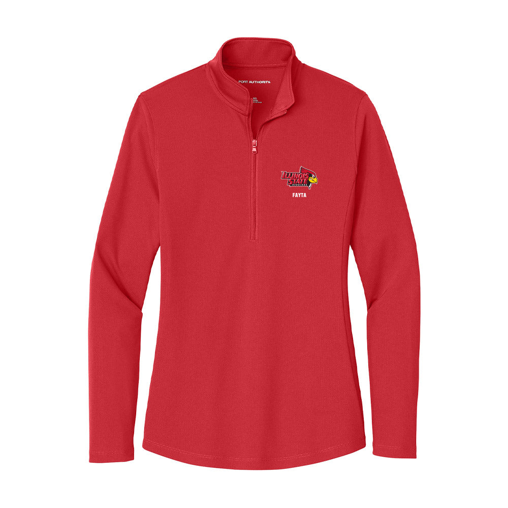 Illinois State - NCAA Women's Basketball : Trista Fayta - Women's Lightweight Quarter Zip Jacket-0