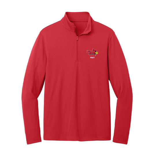 Illinois State - NCAA Women's Basketball : Jaeden Pratt - Lightweight Quarter Zip Jacket-0