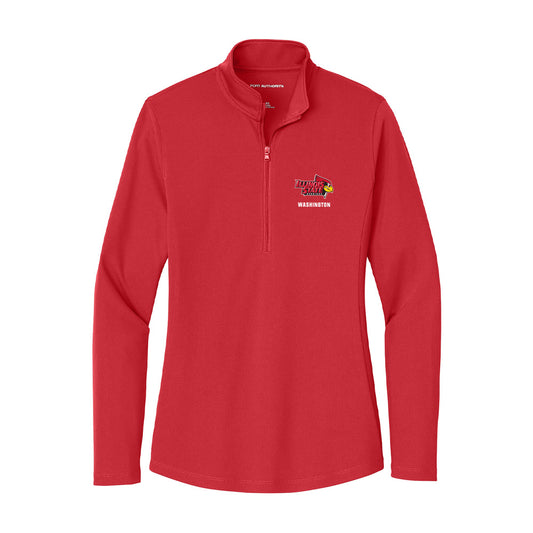 Illinois State - NCAA Women's Basketball : Doneelah Washington - Women's Lightweight Quarter Zip Jacket-0