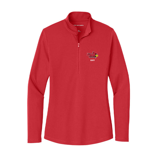 Illinois State - NCAA Men's Track & Field : Logan Scott - Women's Lightweight Quarter Zip Jacket-0