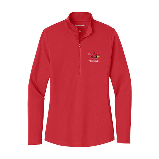 Illinois State - NCAA Football : Scotty Presson Jr. - Women's Lightweight Quarter Zip Jacket-0
