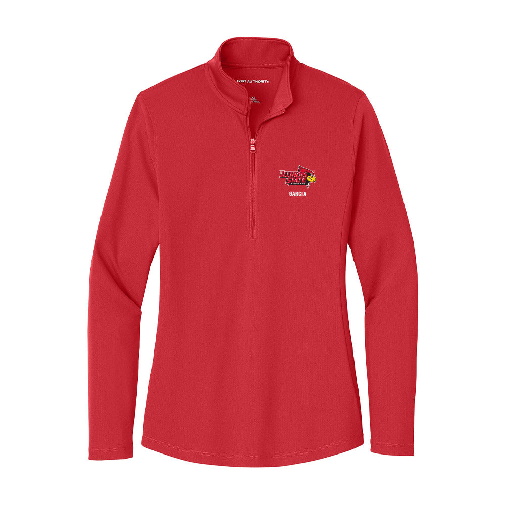 Illinois State - NCAA Women's Soccer : Delia Garcia - Women's Lightweight Quarter Zip Jacket-0