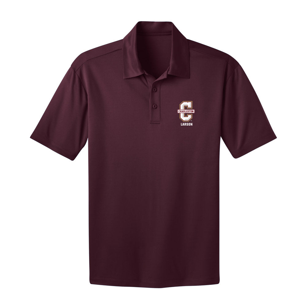 Charleston - NCAA Men's Basketball : Ryan Larson - Activewear Polo Shirt-0