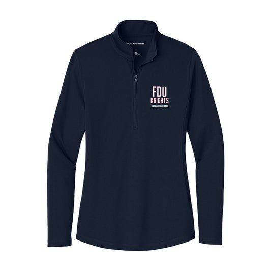 FDU - NCAA Women's Basketball : Dominique Garc�a Blackwood - Women's Lightweight Quarter Zip Jacket-0