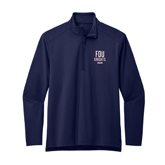 FDU - NCAA Men's Basketball : Sean Moore - Premium Quarter Zip Jacket-0