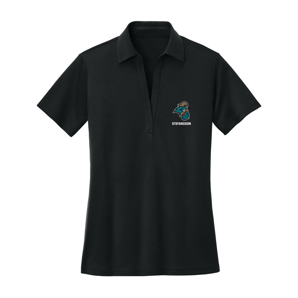 Coastal Carolina - NCAA Men's Soccer : Gudjon Stefansson - Women's Activewear Polo Shirt-0