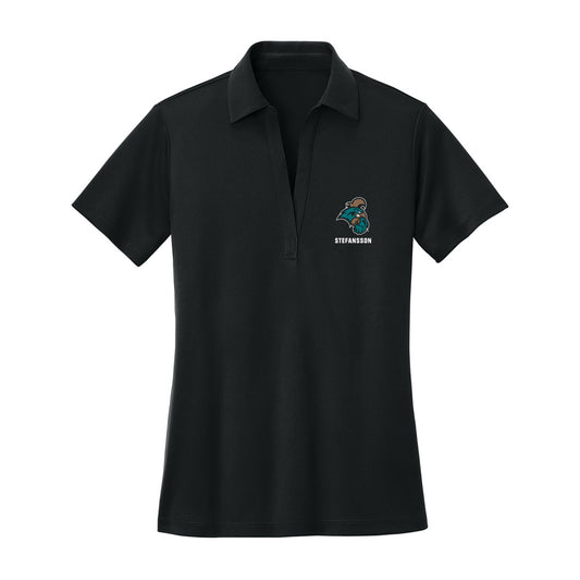 Coastal Carolina - NCAA Men's Soccer : Gudjon Stefansson - Women's Activewear Polo Shirt-0