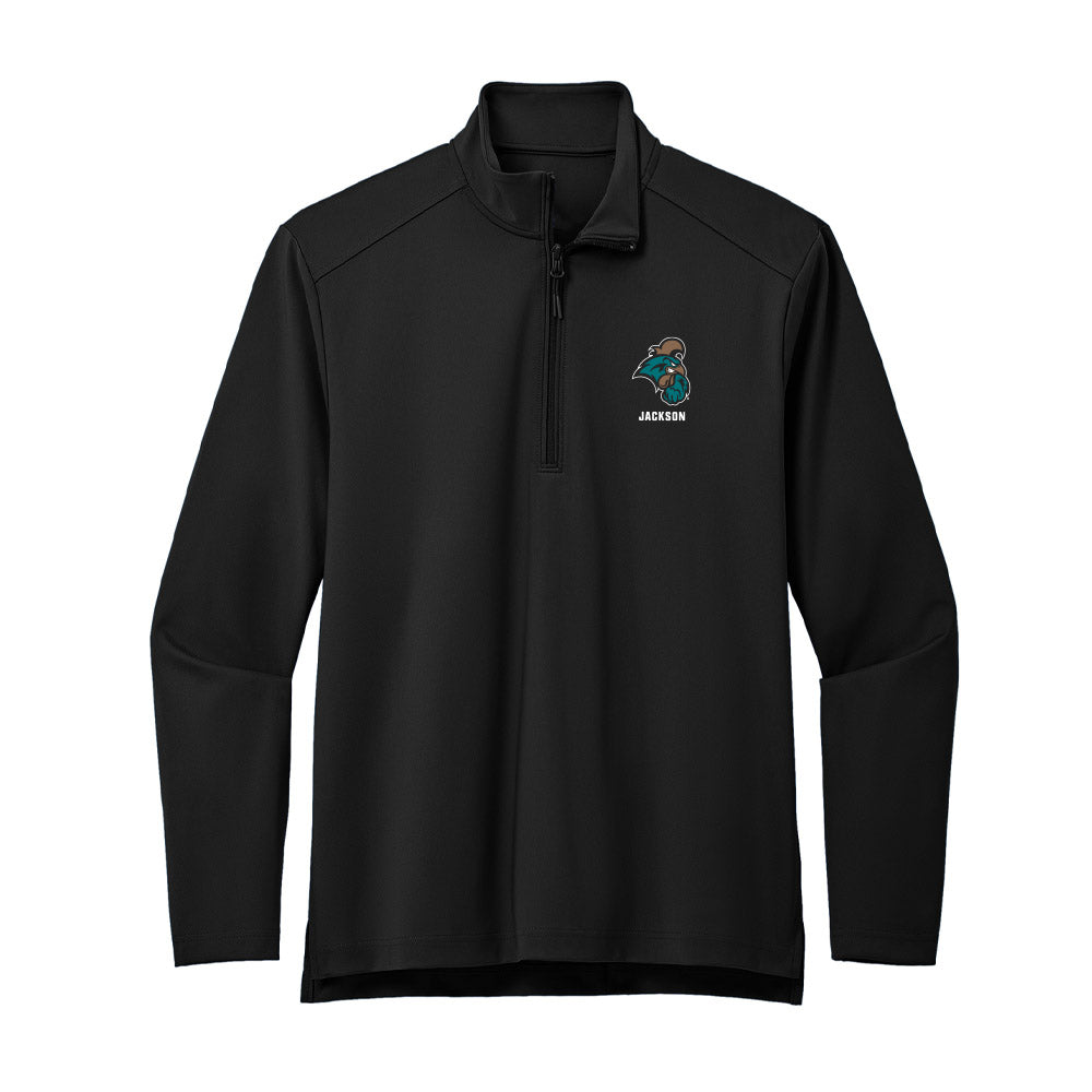 Coastal Carolina - NCAA Football : Desmond Jackson - Premium Quarter Zip Jacket-0