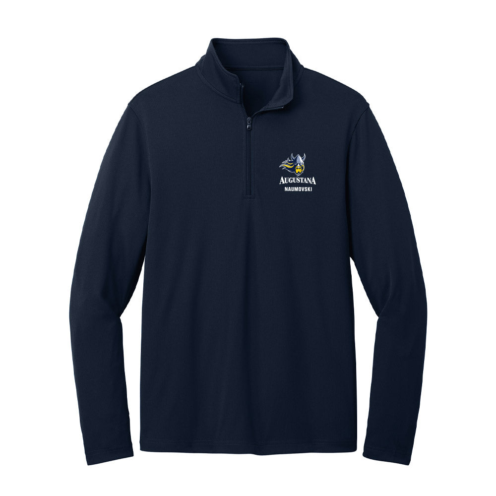 AU - NCAA Men's Ice Hockey : Ryan Naumovski - Lightweight Quarter Zip Jacket-0