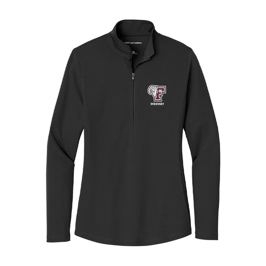 Fordham - NCAA Women's Soccer : Kit Ovsievsky - Women's Lightweight Quarter Zip Jacket-0