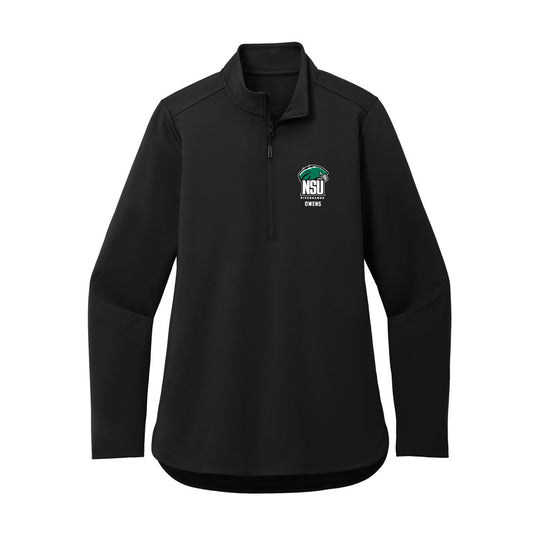 Northeastern State - NCAA Football : Marvelous Owens - Women's Premium Quarter Zip Jacket-0