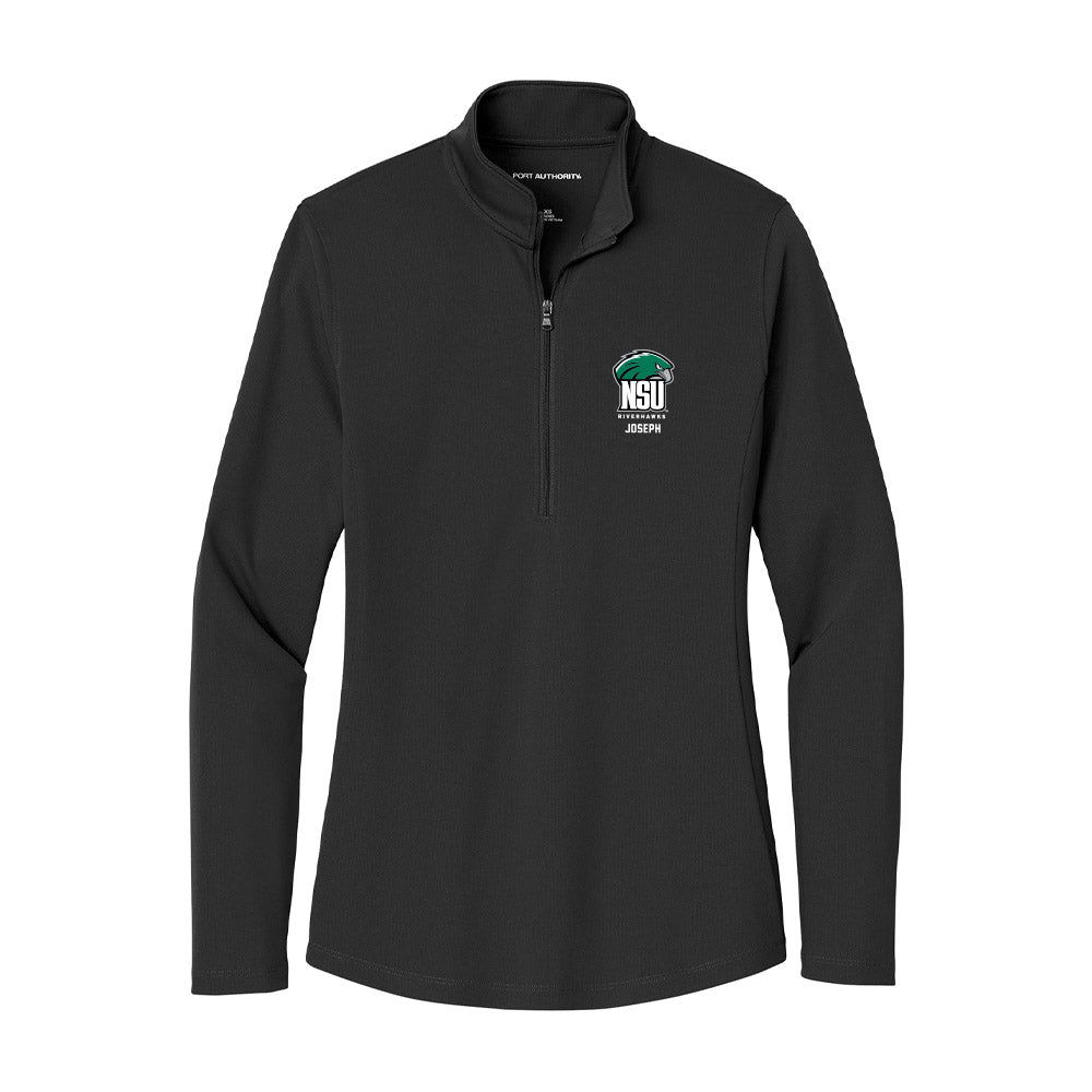 Northeastern State - NCAA Football : John Joseph - Women's Lightweight Quarter Zip Jacket-0