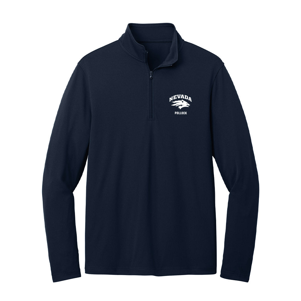 Nevada - NCAA Baseball : Aiden Pollock - Lightweight Quarter Zip Jacket-0