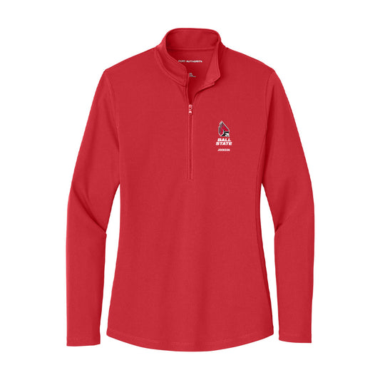 Ball State - NCAA Baseball : Keegan Johnson - Women's Lightweight Quarter Zip Jacket-0