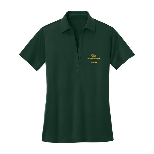 GMU - NCAA Women's Swimming & Diving : Landry Liston - Women's Activewear Polo Shirt-0