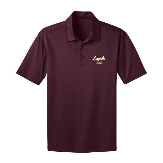 Loyola - NCAA Women's Volleyball : Emma Henry - Activewear Polo Shirt-0