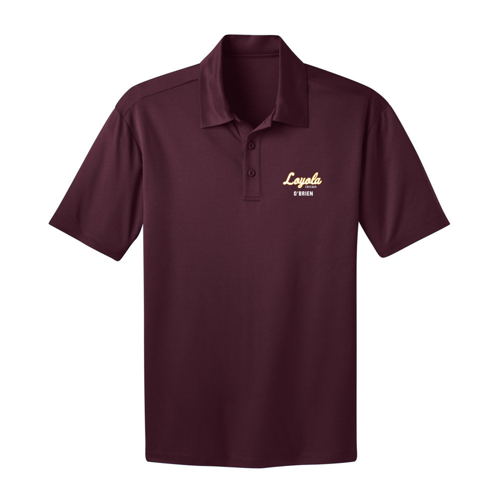 Loyola - NCAA Men's Volleyball : Gavin O'Brien - Activewear Polo Shirt-0