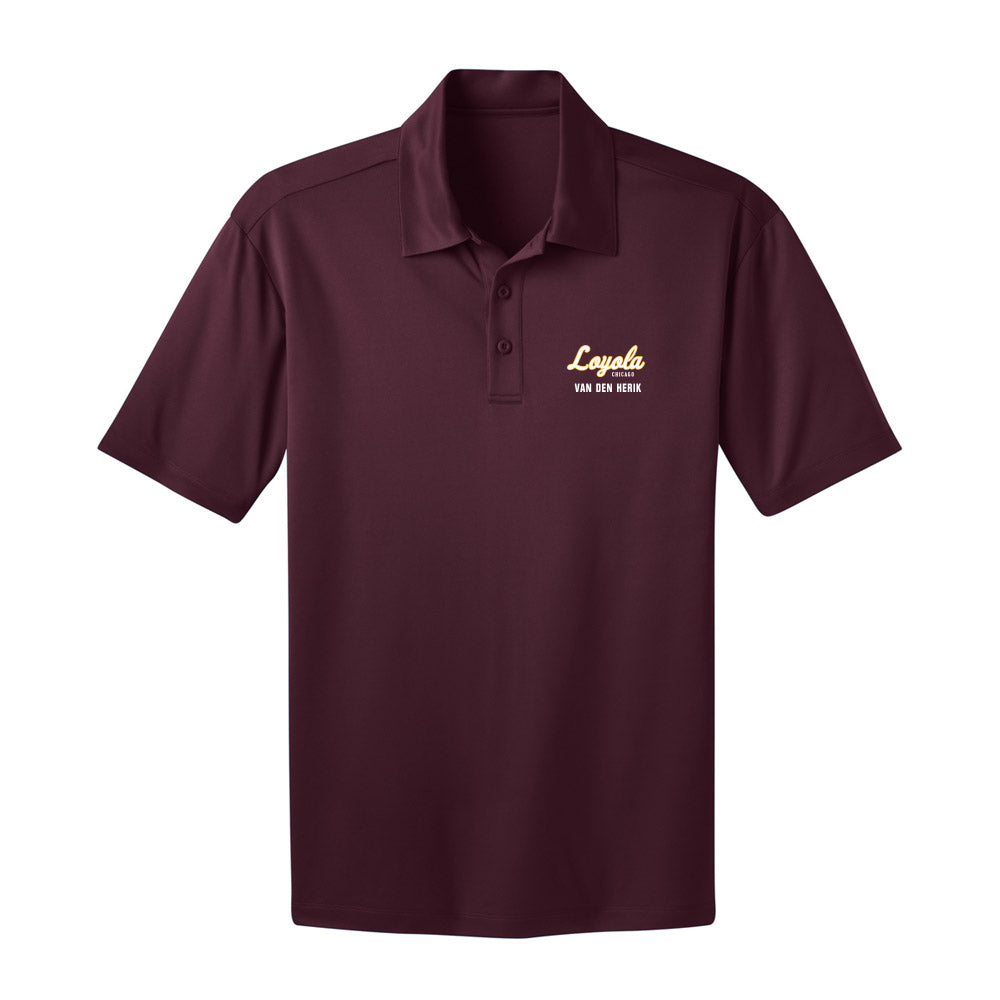 Loyola - NCAA Women's Volleyball : Claire van den Herik - Activewear Polo Shirt-0