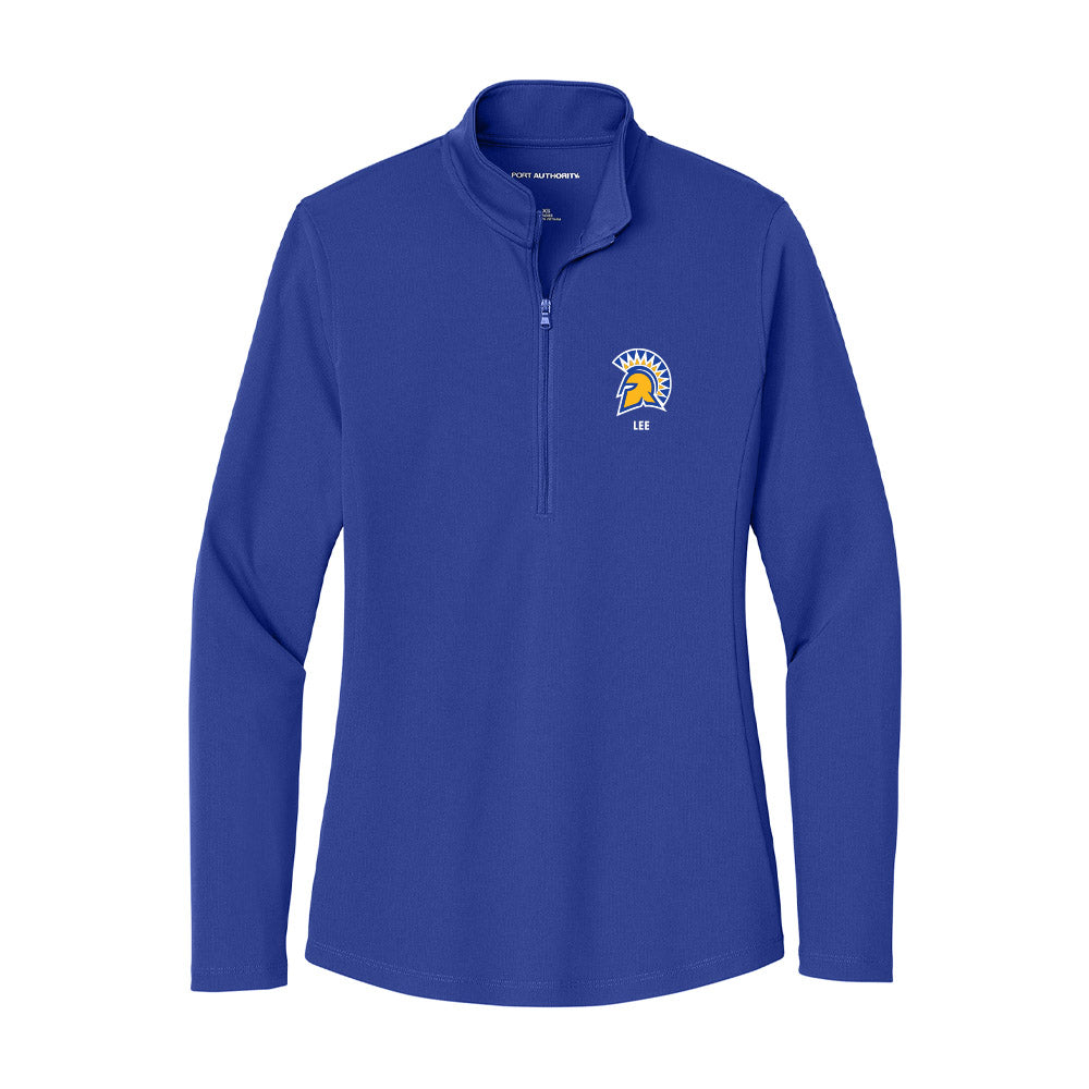 SJSU - NCAA Women's Volleyball : Learden Lee - Women's Lightweight Quarter Zip Jacket-0