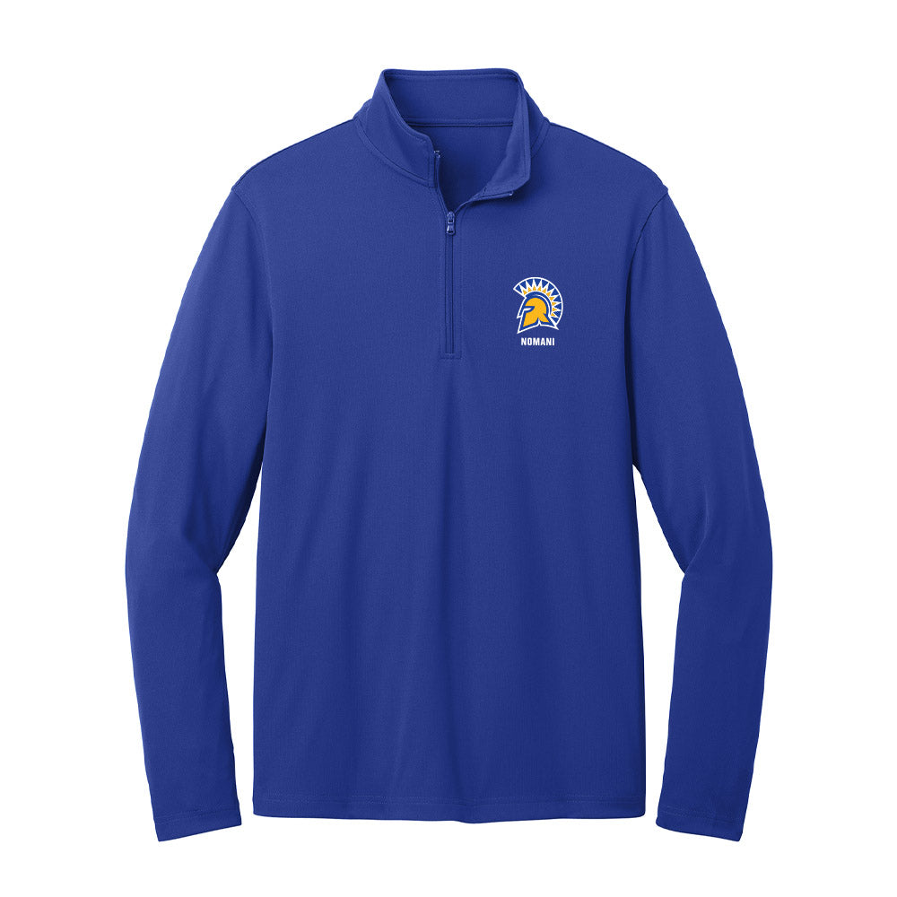 SJSU - NCAA Football : Sione Nomani - Lightweight Quarter Zip Jacket-0