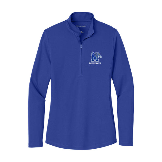 Memphis - NCAA Women's Golf : Carla van Remmen - Women's Lightweight Quarter Zip Jacket-0