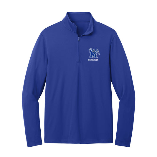 Memphis - NCAA Women's Volleyball : Janyah Henderson - Lightweight Quarter Zip Jacket-0