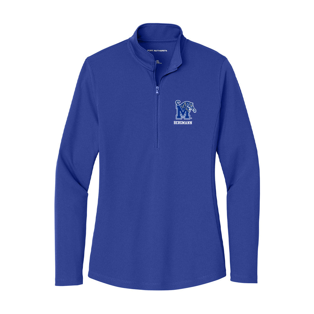 Memphis - NCAA Women's Track & Field : Mi'Asia Bergmann - Women's Lightweight Quarter Zip Jacket-0