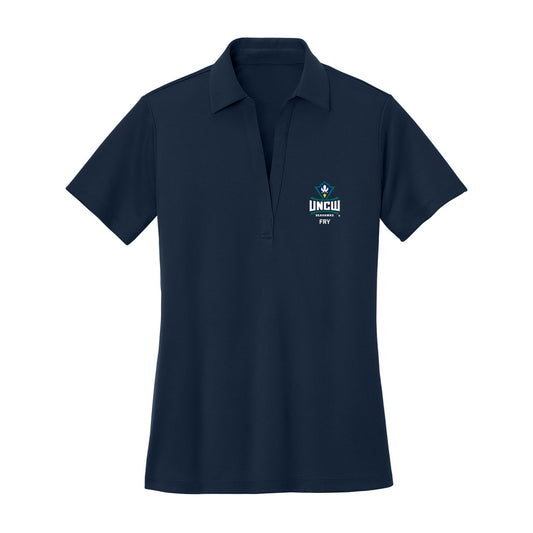 UNC Wilmington - NCAA Women's Soccer : Rachel Fry - Women's Activewear Polo Shirt-0