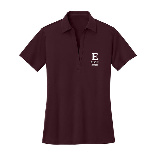 Elon - NCAA Women's Volleyball : Kyla Johnson - Women's Activewear Polo Shirt-0