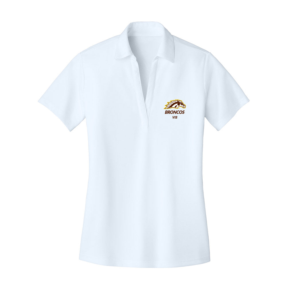 Western Michigan - NCAA Men's Basketball : Carson Vis - Women's Activewear Polo Shirt-0