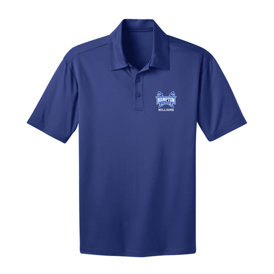Hampton - NCAA Men's Basketball : Kody Williams - Activewear Polo Shirt-0