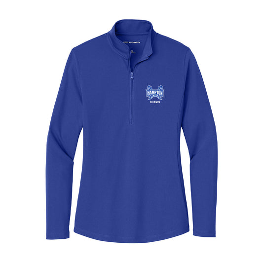 Hampton - NCAA Football : Jahkei Chavis - Women's Lightweight Quarter Zip Jacket-0