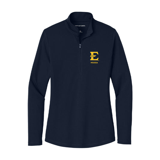 East Tennessee State - NCAA Men's Soccer : Rodrigue Moussa - Women's Lightweight Quarter Zip Jacket-0