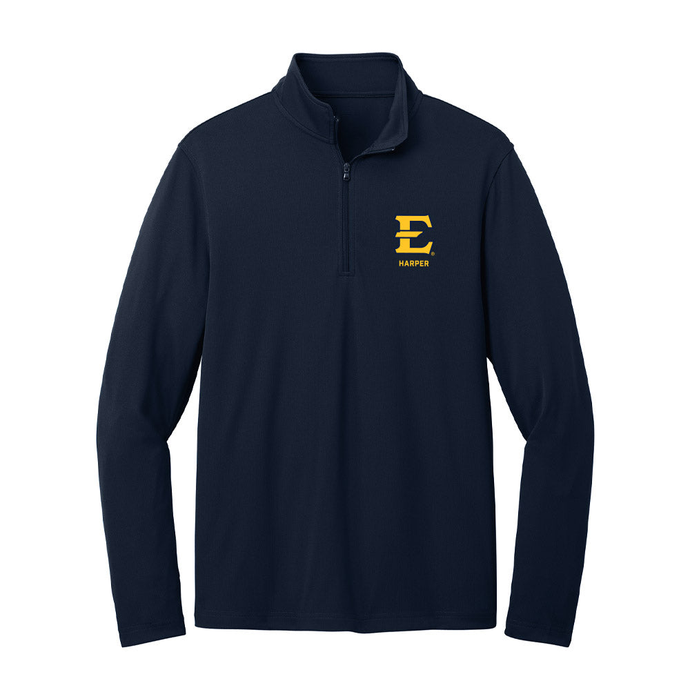 East Tennessee State - NCAA Women's Basketball : Jaidyn Harper - Lightweight Quarter Zip Jacket-0