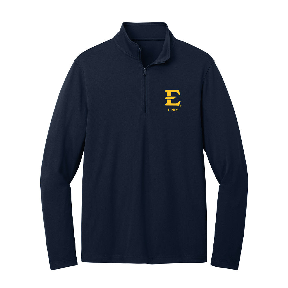 East Tennessee State - NCAA Softball : Addison Toney - Lightweight Quarter Zip Jacket-0