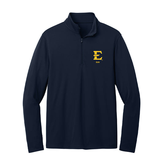 East Tennessee State - NCAA Men's Soccer : Jason Gun - Lightweight Quarter Zip Jacket-0
