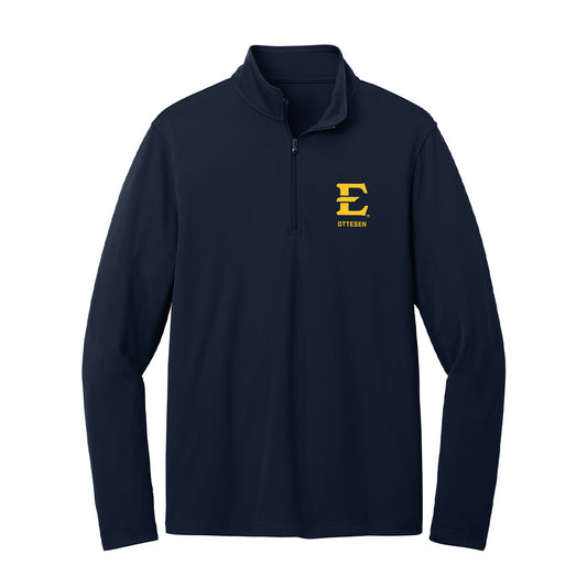 East Tennessee State - NCAA Men's Soccer : Anton Ottesen - Lightweight Quarter Zip Jacket-0