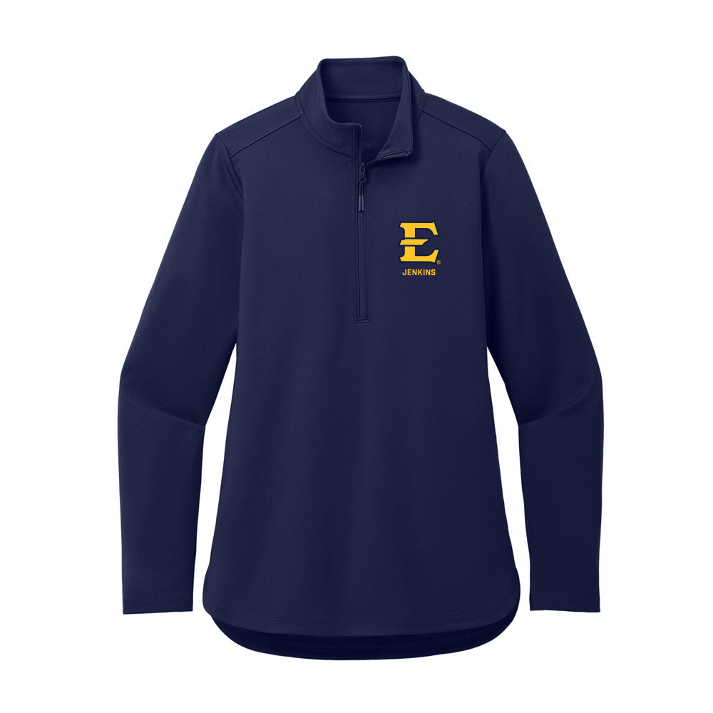 East Tennessee State - NCAA Football : Michael Jenkins - Women's Premium Quarter Zip Jacket-0