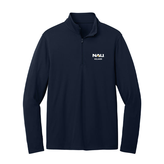 Northern Arizona - NCAA Women's Swimming & Diving : Kaci Kelaher - Lightweight Quarter Zip Jacket-0