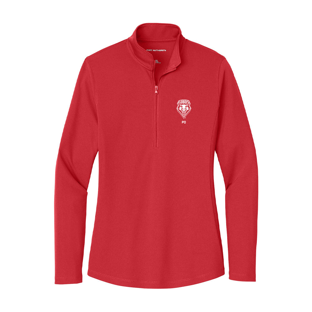 New Mexico - NCAA Women's Basketball : Reza Po - Women's Lightweight Quarter Zip Jacket-0