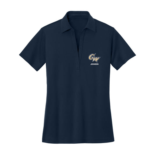 GWU - NCAA Men's Track & Field : Blake Johnson - Women's Activewear Polo Shirt-0