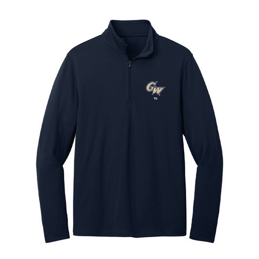 GWU - NCAA Baseball : Spencer Yu - Lightweight Quarter Zip Jacket-0