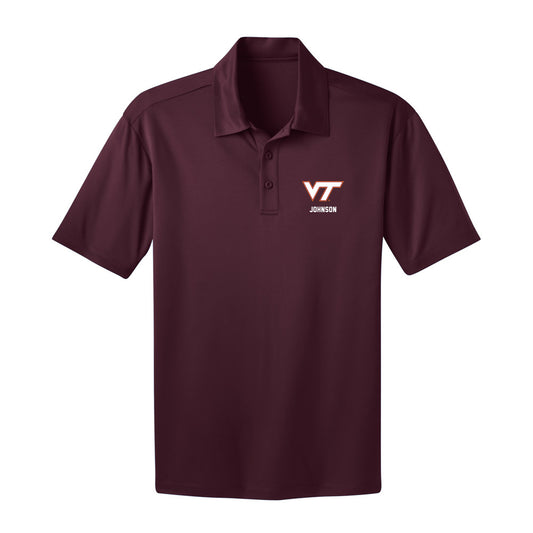 Virginia Tech - NCAA Men's Basketball : Tyler Johnson - Activewear Polo Shirt-0