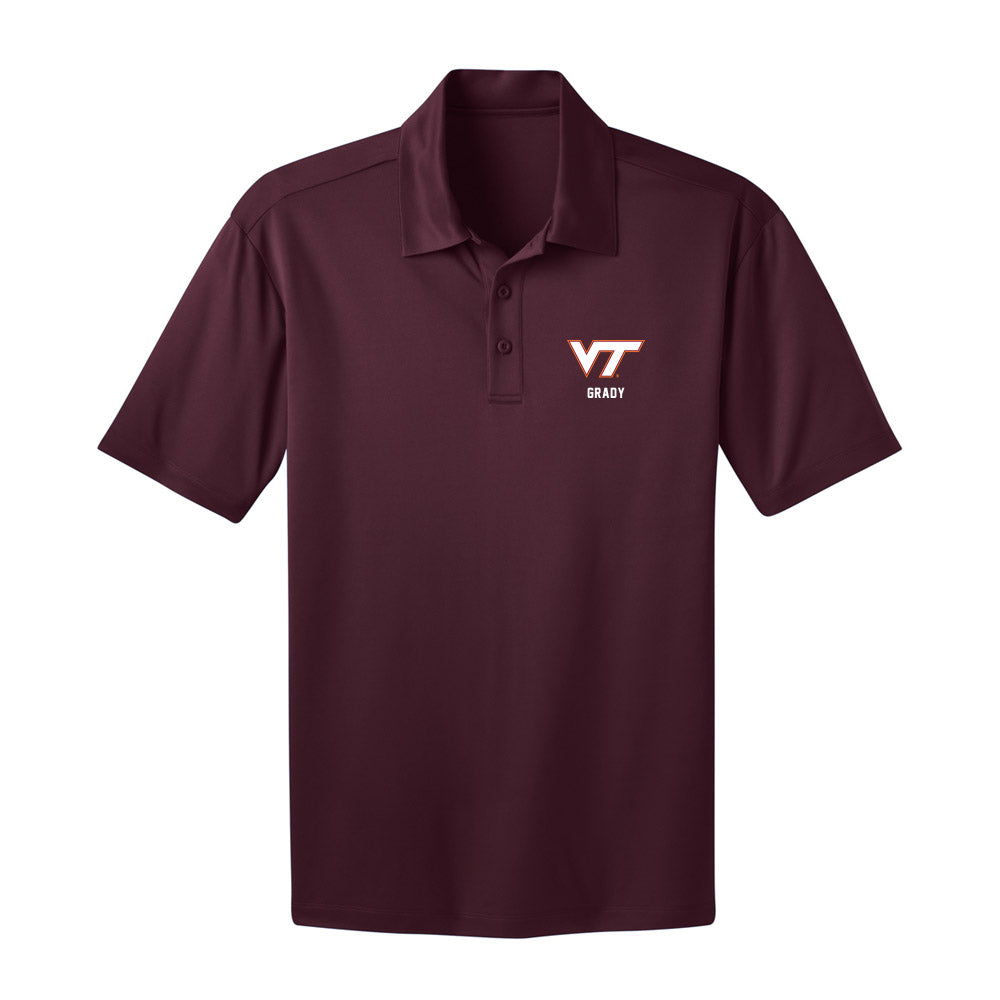 Virginia Tech - NCAA Baseball : Clay Grady - Activewear Polo Shirt-0