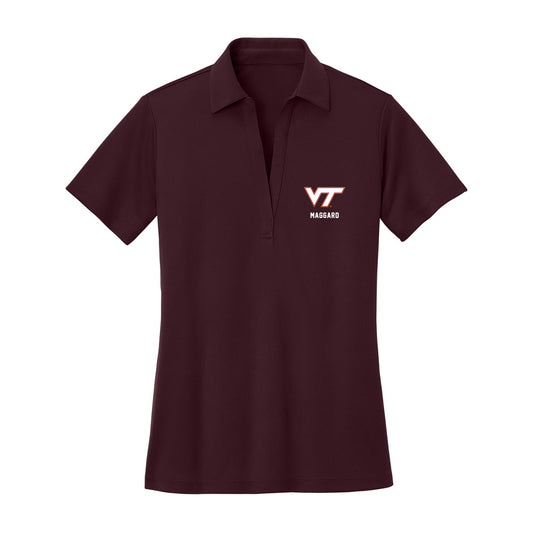Virginia Tech - NCAA Cheerleading : Kayla Maggard - Women's Activewear Polo Shirt-0