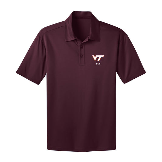 Virginia Tech - NCAA Women's Soccer : Anna Weir - Activewear Polo Shirt-0