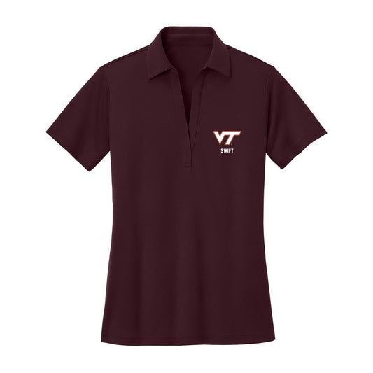 Virginia Tech - NCAA Baseball : Chase Swift - Women's Activewear Polo Shirt-0